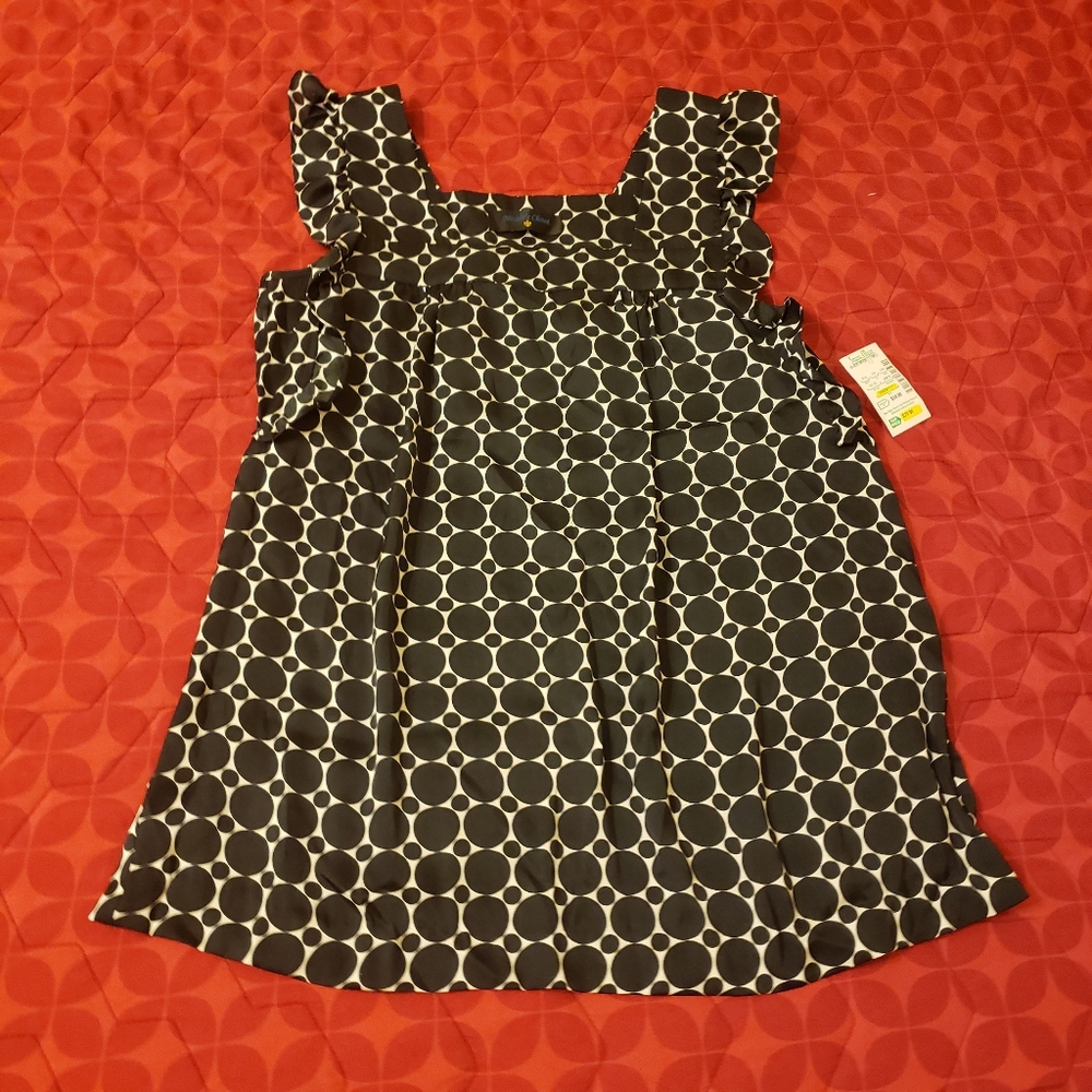 Short sleeve polca dots print size M